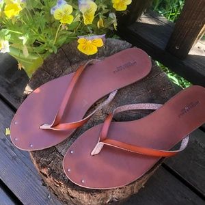 Brown Leather Sandals